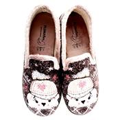 Plumaflex  R12215 Full Slipper - Grey/Pink - 37