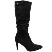 Una Healy Rein Me In Knee High Boot - Black Suede - 37 image