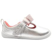 Clarks Roamer Trim T Prewalker Shoe - Silver G - K3.5 image