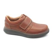 Clarks Unabode Strap Mens Shoe - Dark Tan H - 6