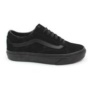Vans Uold Skool Laced Shoe - Black Suede - 10