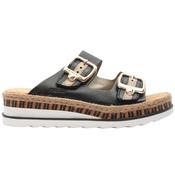 Rieker V7955 Mule - Black Beige - 40 image