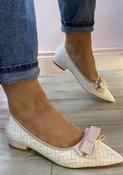 Dancing Matilda - pink/white loafer (small fit) image