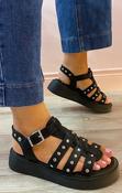 XTI - Black platform sandal