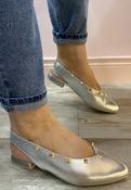 Pitillos - Silver sling back shoe