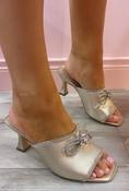 Caprice - gold mule image