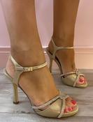 Menbur - becca - gold sandal image
