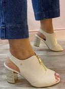 Kate Appleby - almond block heel high cut sandal image
