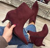 Maya - burgundy boot