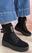 Donna Serena - black biker boot