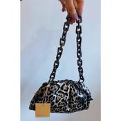 Menbur - grey leopard handbag image