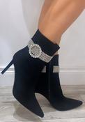Menbur - diamonte black boot image