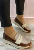 Pitillos - brown combo loafer image