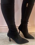 Una Healy - Black long sock boot image