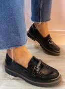 Caprice - Black patent loafer