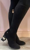 Zanni &amp;amp; Co - Long boot with gold detail on heel image