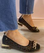 Zanni &amp;amp; Co - Black/leopard/gold shoe
