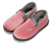 Pluma Flex - Full Slipper - Pink/grey (Generous fit)