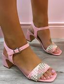 Caprice - pink weave sandal image