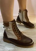 Patrizio Como - tan multi biker boot