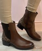 Lotus - tan leopard boot image