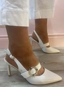 Kate Appleby - White Sling back shoe image