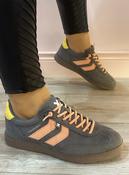 XTI - Grey/pink/yellow trainer image