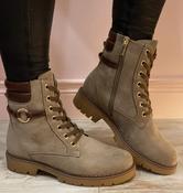Patrizio Como - Taupe/brown laced boot image
