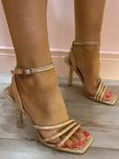 Menbur - Rose metallic glitz heel sandal image
