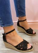 XTI - layla - black wedge image