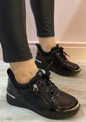 Caprice - black caprice trainer with zip image