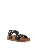 Drilleys - black stud sandal