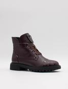 Kate Appleby - Burgundy biker boot