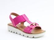 Heavenly Feet - Pink buckle sandal