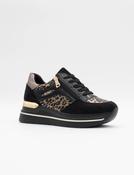 Lloyd &amp;amp; Pryce - black leopard trainer