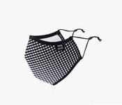 Pepe Moll -Black and white square mask