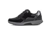 Rolling Soft Black Mix Leather Trainer010601001 |Trainer image