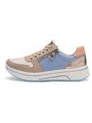 Ara Wide Fit Blue and Beige Trainer|122754089 image