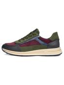 Ara Wide Fit Green &amp; Burgundy Trainer|122482622 image