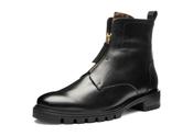 Ara Black Leather Ankle Boot|122952001B image