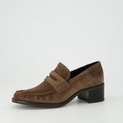 Paul Green Brown Suede Loafer|1260005 image