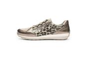 Ara Wide Fit Gold &amp; Leo Trainer|126458705M image