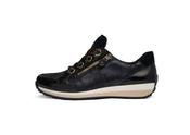Ara Navy Wide Fit trainer|126458716 image