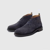 Ambitious Navy Suede Laced Ankle Boot|1364211279 image