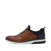 Rieker Wide Fit Brown Laced Shoe|1445422 image
