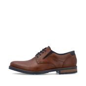 Rieker Wide Fit Brown Business Shoe|1462124B