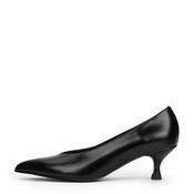Pedro Miralles Black Kitten Heel Pump|24374NE