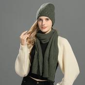Karen Koo Matching Hat &amp; Scarf Set image