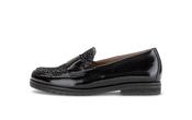 Gabor Black patent and Leo Print Loafer|400501008 image