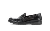 Gabor Black Leather Loafer|400901001 image